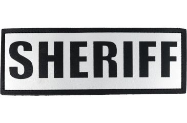 Image of Hatch ID Sheriff Reflective Label - 6596 - Black/White 1010864