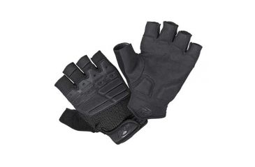 Image of Special Unit Bike Patrol Half Finger Black Gloves