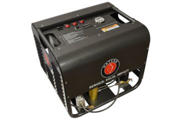 Image of Hatsan TactAir Lightning PCP Compressor - 2 Cylinder, 4500 PSI, 110V, Black HA91000