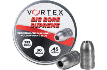 Image of Hatsan Vortex Big Bore Supreme Pellets, .45 Caliber, 295 Grain, Hollow Point, 30 Rounds, HA90624