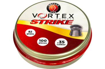 Image of Hatsan Vortex .35 Caliber 9mm 82 Grain Strike Pellets, 100 Per Tin, HA90644
