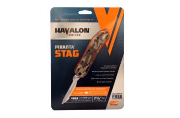 Image of Havalon Piranta-Stag Folding Knife, Green Digital Camo, XTC-60ASTAGGCAM