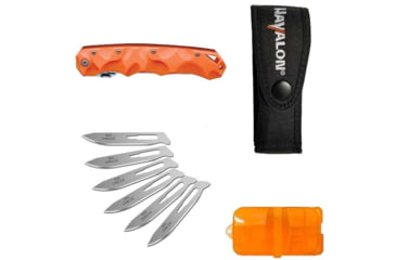 Image of Havalon Piranta-Stag Folding Knife, Box, Orange, XTI-60ASTAGO