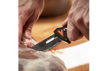 Image of Havalon Talon Hunt Interchangeable Fixed Blade Knife Set, 4 Blades, Roll-Pack, Box, Black/Orange, XTI-TH