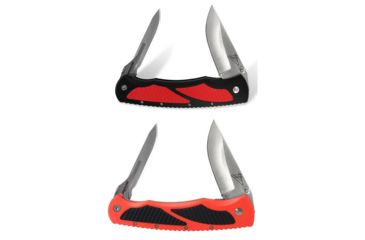 Image of Havalon XTC-TRED Titan Double Blade Folding Knife, Black/Red, Orange/Black