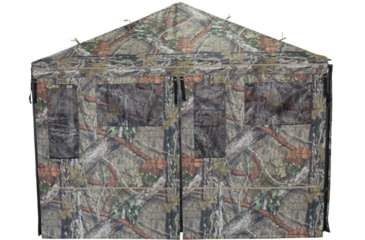 Image of Hawk Treestands Bunker Hunting Blind, Mossy Oak/Blackout, HWK-DOX-BNK400