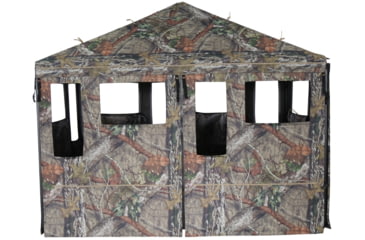Image of Hawk Treestands Bunker Hunting Blind, Mossy Oak/Blackout, HWK-DOX-BNK400