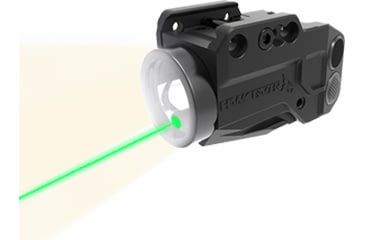 Image of Hawk Gazer FLG-XT Subcompact LED Flashlight w/Green Laser, Black, HG-FLG-XT