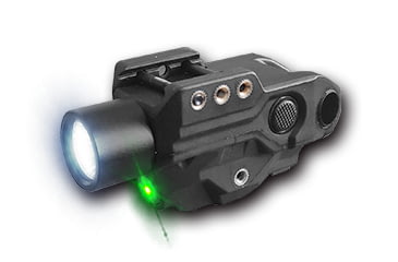 Image of Hawk Gazer FLG-9T LED Flashlight/Green Laser Combo, Black, Low Profile, LG-HG-FLG-9T