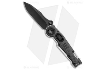Image of Hawk Knife Designs MUDD Folding Knife, 3.25in, CTS XHP, Clip Point Blade, Carbon Fiber, Black/White Handle, Black/White/Black, 7.75 inch, BHQ-49235