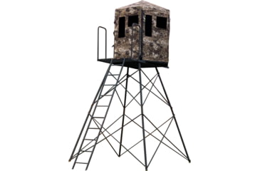 Image of Hawk Treestands Warrior Blind Floor w/10 ft Tower, HWK-WRFLR-10C