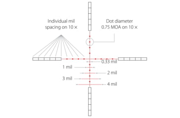 Image of Hawke Sport Optics Airmax 30 SF 10x44mm Rifle Scope, 30mm, SFP, AMX IR, Black, 13305