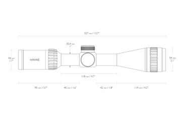 Image of Hawke Sport Optics Airmax 4-12x40AO MAP 6 Rifle Scope, Black 13130