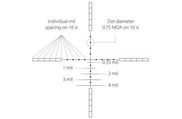 Image of Hawke Sport Optics Airmax EV Rifle Scope, 4-12x40mm, 1in Tube, Second Focal Plane, AMX Reticle, Black, 13130