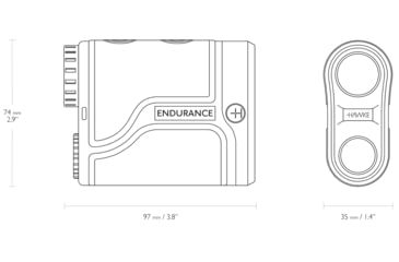 Image of Hawke Sport Optics Endurance 1000 Laser Range Finder, Black, 41211