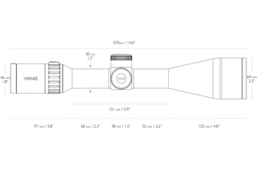 Image of Hawke Sport Optics Endurance 30 WA Riflescope 4.5-27x56 SF- LR2 Fiber Dot, Black, 16440