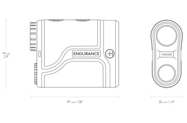 Image of Hawke Sport Optics Endurance 700 Laser Range Finder, Black, 41210