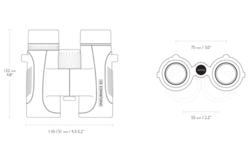 Image of Hawke Sport Optics Endurance ED Marine 7x32mm Roof Prism Binoculars, Blue, 36500