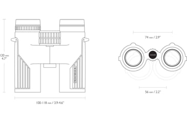 Image of Hawke Sport Optics Frontier ED X 8x32mm Roof Prism Binocular, Grey, 38406