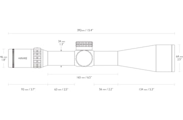 Image of Hawke Sport Optics Frontier Rifle Scope 34, 5-30x56mm, 34mm Tube, First Focal Plane, Mil Pro Ext Reticle, Black, 18640