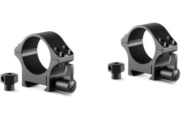 Image of Hawke Sport Optics Professional Steel 30mm Weaver Scope Rings - 2-Pieces, Low, Black, 23105