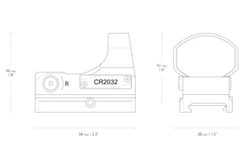 Image of Hawke Sport Optics Reflex Circle Wide View Red Dot Sight w/ Weaver Rail, Black, 12145