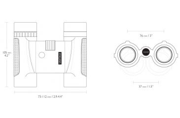 Image of Hawke Sport Optics Vantage 12x25 Binocular, Green, 34204