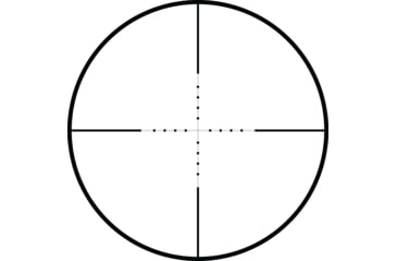 Image of Hawke Sport Optics Vantage 2-7x32mm IR Rifle Scope, 1 in. Tube, Mil Dot Reticle, Black, 14209