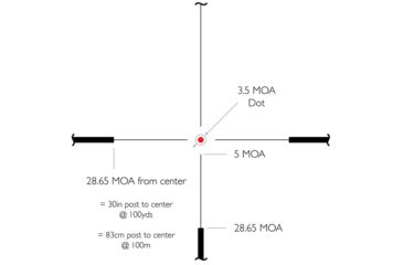 Image of Hawke Sport Optics Vantage 30 WA 1.5-6x44 L4a IR, Black, 14276