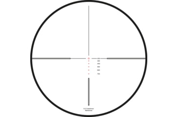 Image of Hawke Sport Optics Vantage 30 WA Rifle Scope, 4-12x42mm, 30mm, SFP, 6.5 Creedmoor Marksman Reticle, Black, 14280