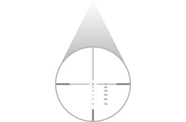 Image of Hawke Sport Optics Vantage 30 WA Rifle Scope, 4-12x42mm, 30mm, SFP, 6.5 Creedmoor Marksman Reticle, Black, 14280