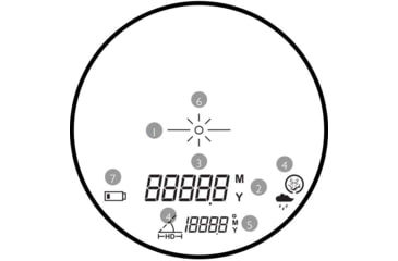 Image of Hawke Sport Optics Vantage 900 Laser Range Finder, Black, 41202