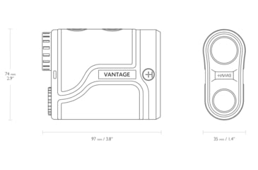 Image of Hawke Sport Optics Vantage 900 Laser Range Finder, Black, 41202