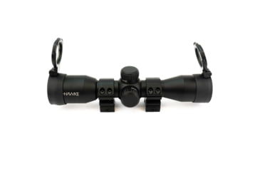 Image of Hawke Sport Optics XB 3x32 SR IR Crossbow Scope w/Rings, Black, 12212
