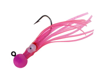 Image of Hawken Outdoors Aerojig Humpy Death Jig, 1/4 oz, 1/0 Hook, Cerise Head/Cerise Skirt, HDJ14001