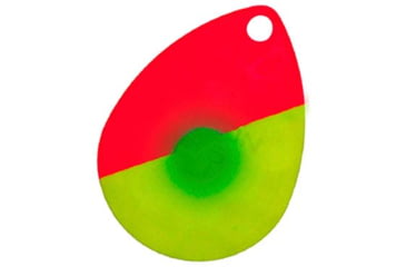 Image of Hawken Outdoors Simon 3.5 Colorado Spinner Blade, Hammered, Chartreuse/Pink Rotton Banana, Gold Blade, 2 Pieces, SSBH35020