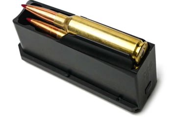 Image of Hawkins Precision Hunter 3.5 Medium Standard Flush BAT Vesper M, Defiance UM MD XL and Tikka Hunter DBM, 4 Round Rifle Magazine, Black, 311-1005.03