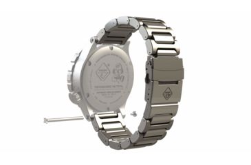 Image of Hazard 4 24mm Titanium Bracelet, Silver, WB-TIB-SLV