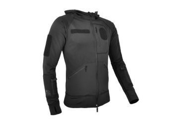 Image of Hazard 4 Beachhead Fuzzy Lycra Hoodie,Black,2XL HOD-BCH-BLK-2XL