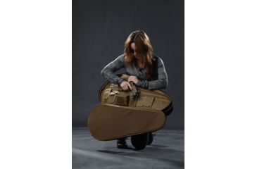 Image of Hazard 4 Civilian Lab, Tennis Racket-style Padded Rifle Case, Black, CL-DRP-BLK