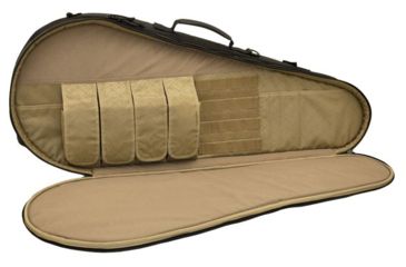 Image of Hazard 4 Civilian Lab, Tennis Racket-style Padded Rifle Case, Black, CL-DRP-BLK