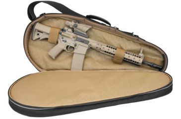 Image of Hazard 4 Civilian Lab, Tennis Racket-style Padded Rifle Case, Black, CL-DRP-BLK