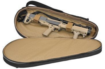 Image of Hazard 4 Civilian Lab, Tennis Racket-style Padded Rifle Case, Black, CL-DRP-BLK