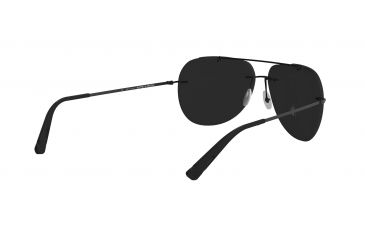 Image of Hazard 4 Cluster Frameless Regular Aviator Sunglasses, Men's, Silver Frame, Gray Lens, EYE-CLU-R-SLV