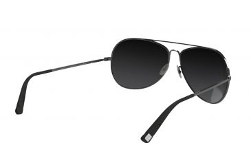 Image of Hazard 4 Daisycutter Modern Large Aviator Sunglasses, Men's, Silver Frame, Gray Lens, EYE-DSY-L-SLV