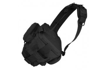 Image of Hazard 4 Evac Holmes Lumbar/Chest Sling Bag with Side Shells, Black, EVC-HOLM-BLK