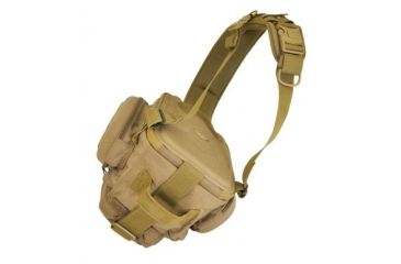 Image of Hazard 4 Evac Holmes Lumbar/Chest Sling Bag with Side Shells, Coyote, EVC-HOLM-CYT