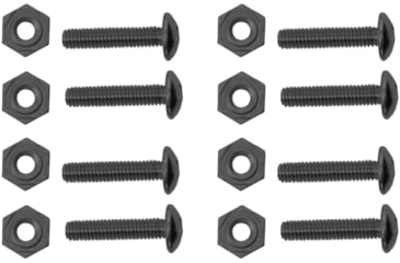 Image of Hazard 4 HardPoint 4M20mm Screw and Nut Set, Pack of 8, Black, HP-SN20-BLK