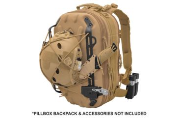 Image of Hazard 4 HardPoint Gear Rails, Pillbox &amp; Blastwall Pack Set, Pack of 2, Black, One Size, HD-HGR-BLK