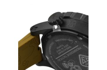 Image of Hazard 4 Heavy Water Diver, 50mm Black Titanium GMT Watch with Tritium, Black Dial, Earth Texts, Green/Yellow Tritium, HWD-TIPV-G-E-KE-GGYG